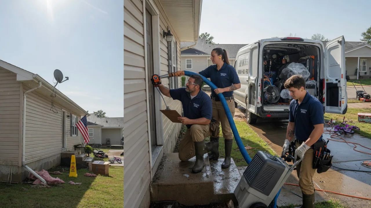 Ceiling Water Damage Restoration in Cedar, IA near me